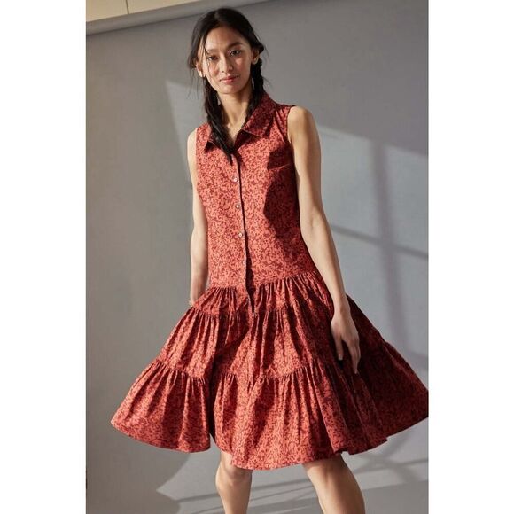 NWT Caron Callahan Dress - Tide Homestead Print - Picture 13 of 13